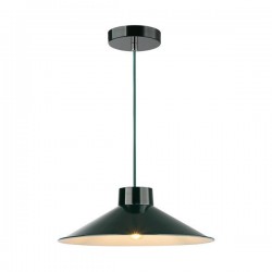 PENDANT LIGHT FIXTURES  SIMPLE  1XΕ27 MAX 15W 360X1150mm GLOSSY DARK GREEN ARTE ILLUMINA NELI 144-28507