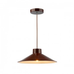 PENDANT LIGHT FIXTURES  SIMPLE 1XΕ27 MAX 15W  360X1150mm GLOSSY DEEP RED ARTE ILLUMINA NELI 144-28508
