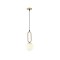 PENDANT LIGHT FIXTURE GLASS 1XE27 MAX 15W 150X150X1430mm WHITE ARTE ILLUMINA ORBA 144-28516