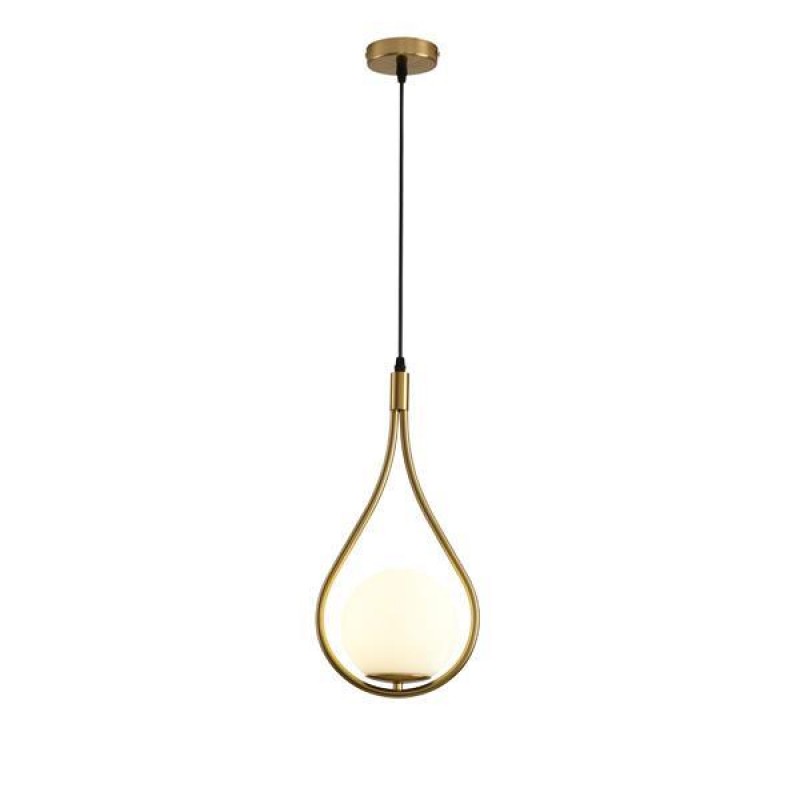 PENDANT LIGHT FIXTURE GLASS 1XE27 MAX 15W 210x1490mm WHITE ARTE ILLUMINA ORBA 144-28517