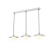 PENDANT LIGHT 3 LIGHTS G9 MAX 25W Φ900mm  WHITE  ARTE ILLUMINA COBA CABANA 144-28526