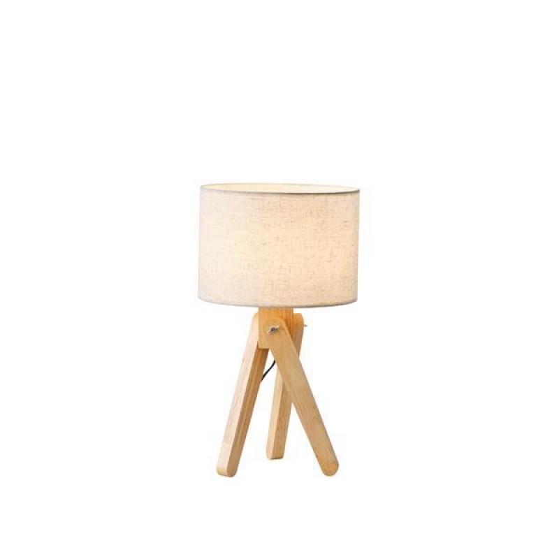TABLE LAMP 1XE27 MAX 15W 28Χ20mm WOOD ARTE ILLUMINA MADERA 144-33076