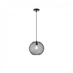 PENDANT LIGHT FIXTURES 1XE27  MAX 15W 350X350Χ1360mm METALLIC BLACK ARTE ILLUMINA OGGI 144-46011