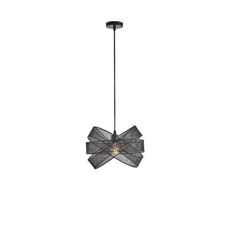 ПЕНДЕЛ SIMPLE 1XE27 15W 350X350X1270MM ЧЕРЕН МЕТАЛ