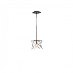 PENDANT LIGHT FIXTURES  1XE27  MAX 15W 175X175X1240mm METAL/BLACK ARTE ILLUMINA OGGI 144-46024