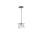 PENDANT LIGHT FIXTURES  1XE27  MAX 15W 175X175X1240mm METAL/BLACK ARTE ILLUMINA OGGI 144-46024