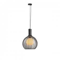 PENDANT LIGHT FIXTURES 1XE27 MAX 15W 340x340x1520mm  METAL BLACK ARTE ILLUMINA OGGI 144-46027