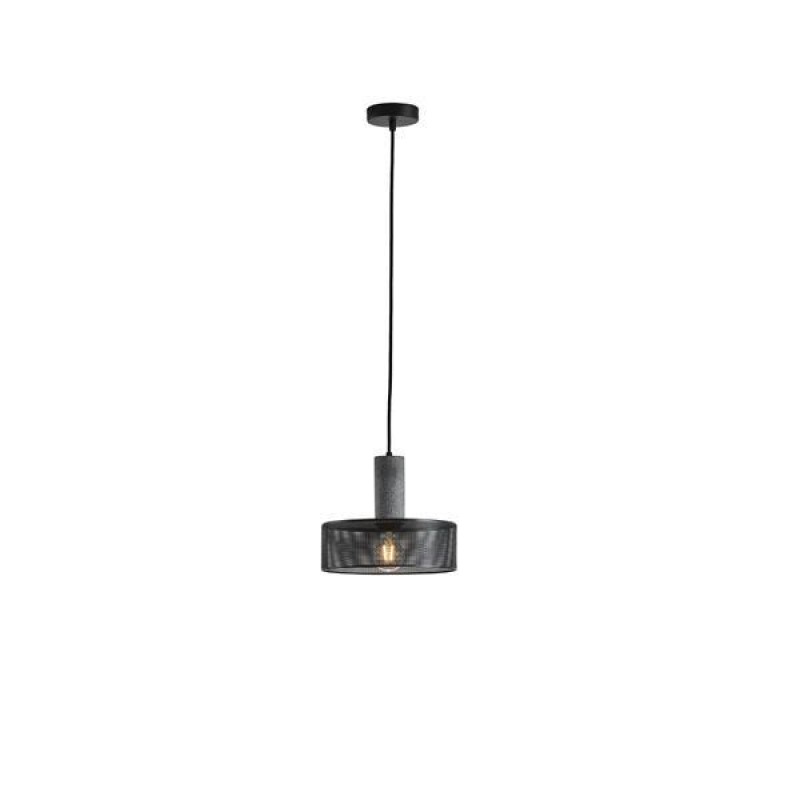 PENDANT LIGHT FIXTURE BLACKPLASTER 1XE27 MAX 40W 255X255X200mm ARTE ILLUMINA SCOURO 144-50002