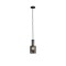 PENDANT LIGHT FIXTURE BLACKPLASTER  1XE27 MAX40W 120X120X260mm ARTE ILLUMINA SCOURO 144-50003