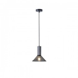 PENDANT LIGHT FIXTURE BLACKPLASTER  1XE27 MAX40W 120X120X260mm ARTE ILLUMINA SCOURO 144-50004
