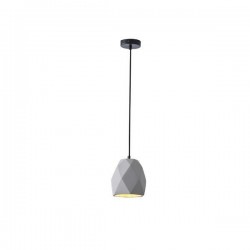 PENDANT LIGHT FIXTURE GREY PLASTER 1XE27 MAX 15W 160X160X170mm ARTE ILLUMINA PLASTER SERIES 144-50006