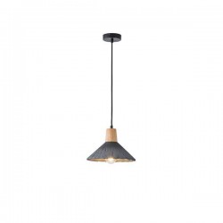 PENDANT LIGHT FIXTURE PLASTER BLACK 1XE27 MAX 15W 250X250X180mm ARTE ILLUMINA PLASTER SERIES 144-50013