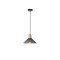 PENDANT LIGHT FIXTURE PLASTER BLACK 1XE27 MAX 15W 250X250X180mm ARTE ILLUMINA PLASTER SERIES 144-50013