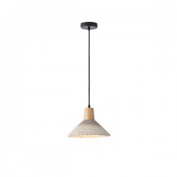 PENDANT LIGHT FIXTURE PLASTER CHAKI 1XE27 MAX15W 250X250X180mm ARTE ILLUMINA GESSO 144-50014
