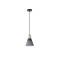 PENDANT LIGHT FIXTURE PLASTER BLACK 1XE27 MAX 15W 160X160X220mm ARTE ILLUMINA GESSO 144-50015