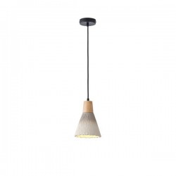 PENDANT LIGHT FIXTURE KHAKI PLASTER 1XE27 MAX 15W 160X160X220mm ARTE ILLUMINA GESSO 144-50016