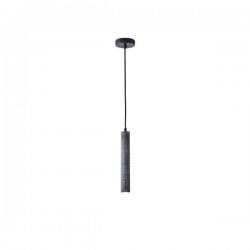 PENDANT LIGHT FIXTURE BLACK PLASTERMAX 3W 45X45X300mm  ARTE ILLUMINA SALPICO 144-50020