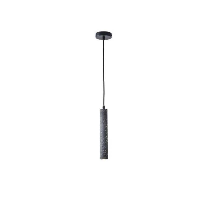 PENDANT LIGHT FIXTURE BLACK PLASTERMAX 3W 45X45X300mm  ARTE ILLUMINA SALPICO 144-50020