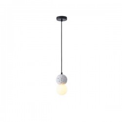 PENDANT LIGHT FIXTURE WHITE PLASTER G9 MAX 15W 100X100X210mm ARTE ILLUMINA PLASTER SERIES 144-50021