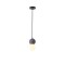 PENDANT LIGHT FIXTURE BLACK PLASTER G9 MAX 15W 100X100X210mm ARTE ILLUMINA PLASTER SERIES 144-50023