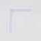 LINEAR RECESSED LIGHT FIXTURE CORNER 100X100 71,4W 4000Κ 35-40V 50X30 WHITE 145-50281
