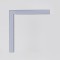 LINEAR SURFACE LIGHT FIXTURE CORNER 100X100 71,4W 6500Κ 35-40V 65X45 WHITE 145-50486