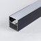 LINEAR SURFACE LIGHT FIXTURE 21,5W 60cm 4000Κ 35-40V 80Χ70 BLACK 145-50778