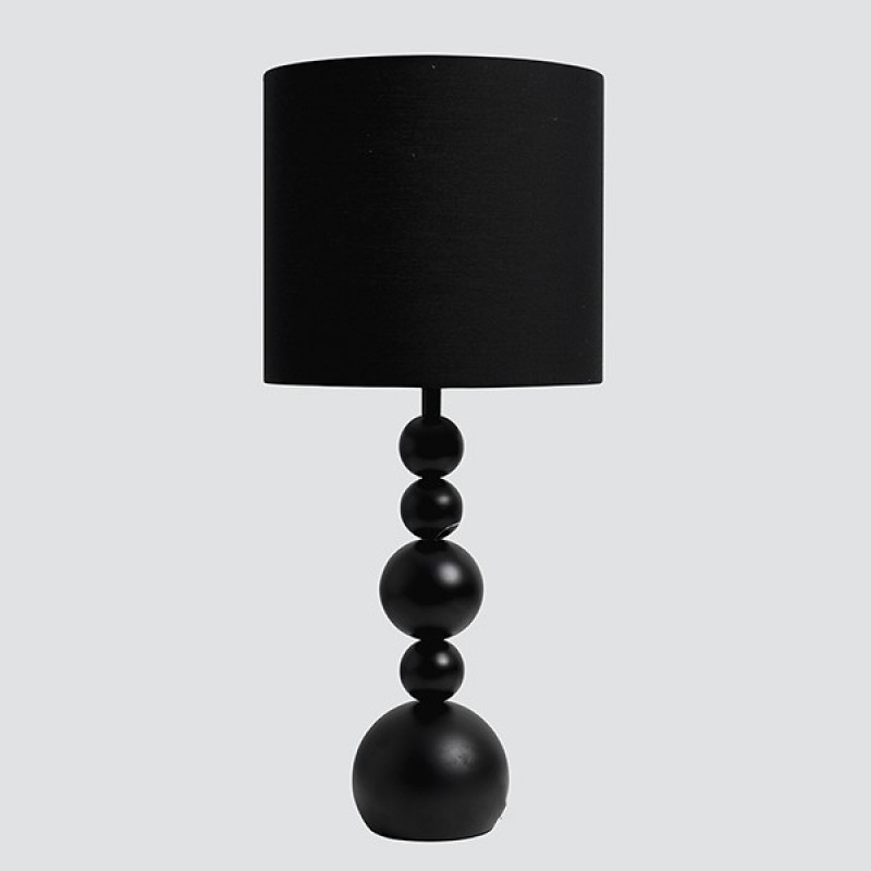 TABLE LAMP, METAL, BLACK, 25.5x57cm 814-40007