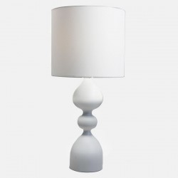 TABLE LAMP, METAL, WHITE, 25.5x56cm 814-40008 TABLE LAMP, METAL, WHITE, 25.5x56cm 814-40008