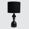 TABLE LAMP, METAL, BLACK, 25.5x56cm 814-40009