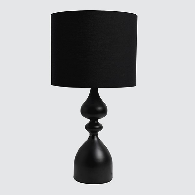 TABLE LAMP, METAL, BLACK, 25.5x56cm 814-40009