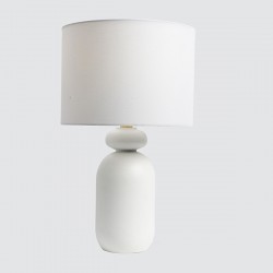 TABLE LAMP, METAL, WHITE, 25.5x43cm 814-40011 TABLE LAMP, METAL, WHITE, 25.5x43cm 814-40011