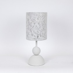 TABLE LAMP, METAL, WHITE, 22x22x59cm 814-40014 TABLE LAMP, METAL, WHITE, 22x22x59cm 814-40014
