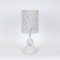 TABLE LAMP, METAL, WHITE, 22x22x59cm 814-40014