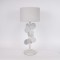 TABLE LAMP, METAL, WHITE, 30x30x40cm 814-40015
