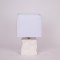 TABLE LAMP, WITH LINEN SHADE, CERAMIC, WHITE, 21x37cm 814-50009