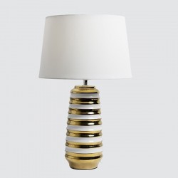 TABLE LAMP, CERAMIC, LIGHT GREY-WHITE, 33x54cm 814-50021 TABLE LAMP, CERAMIC, LIGHT GREY-WHITE, 33x54cm 814-50021