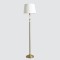 FLOOR LAMP, METAL, GOLD-WHITE, 38x163cm 814-80001