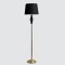 FLOOR LAMP, METAL, GOLD-BLACK, 38x158cm 814-80002