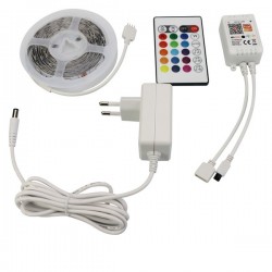 LED STRIP KIT 3 METERS RGB 12V + DRIVER + Wifi CONTROLLER IP20 145-70047 LED STRIP KIT 3 METERS RGB 12V + DRIVER + Wifi CONTROLLER IP20 145-70047