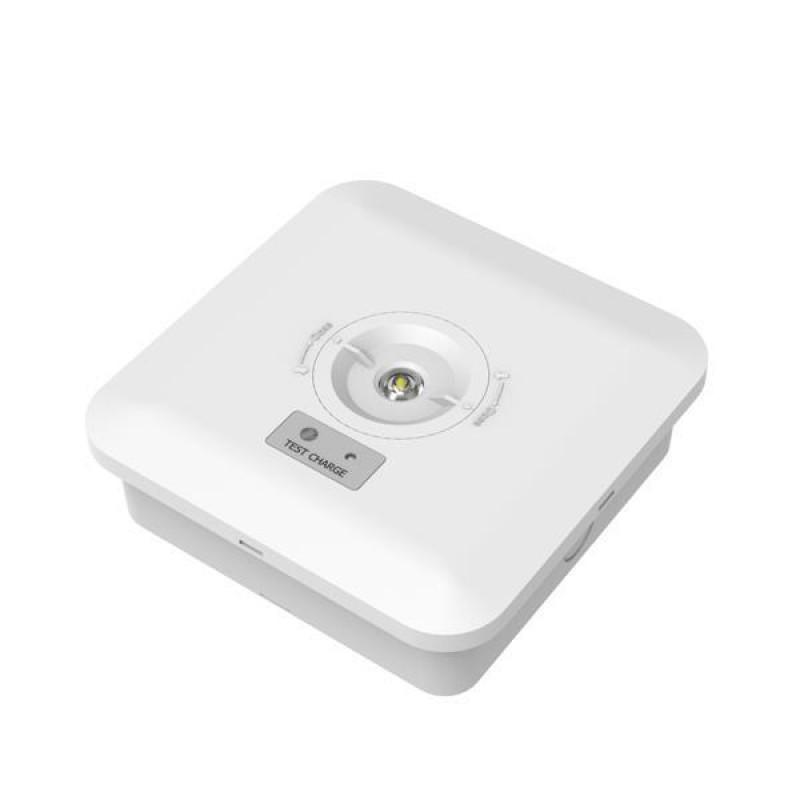 EMERGENCY LIGHT CEILING-WALL MOUNT  1 SMD LED 2W IP65 . 145-28124
