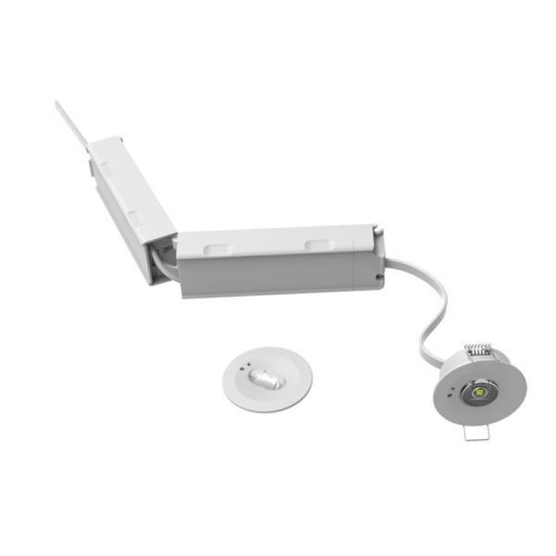 EMERGENCY LIGHT SPOT RECESSED 1 SMD LED 1.2W IP20 145-28140