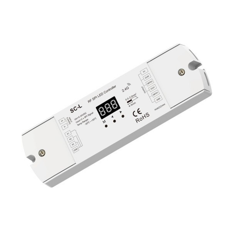 SPI RF КОНТРОЛЕР ЗА ПИКСЕЛИ SC-L 2 ИЗХОДА 5-24VDC
