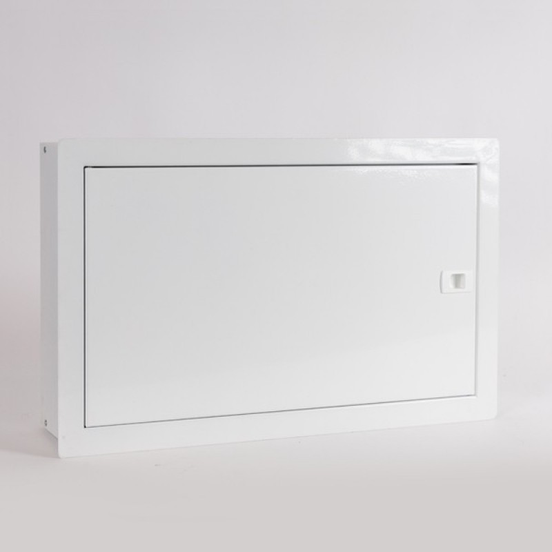 FUSE BOX FLUSH MOUNTING METALLIC  1X24  IP30 147-31130
