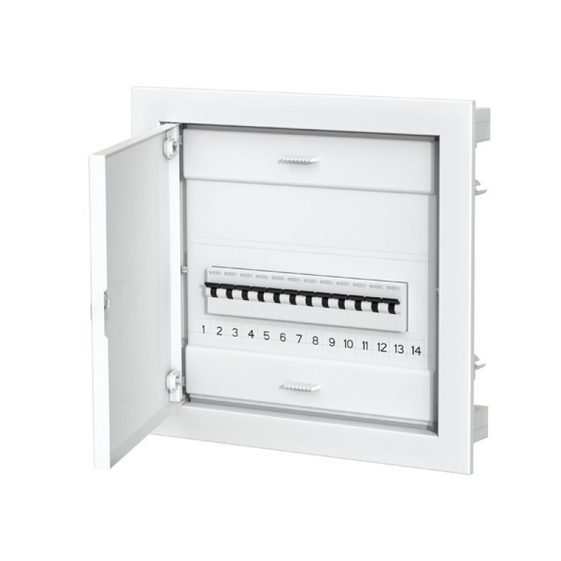 FUSE BOX FLUSH MOUNTING PLASTIK WITH METAL DOOR PMD 1X12+2 IP40 147-31200