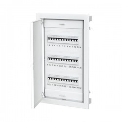 FUSE BOX FLUSH MOUNTING PLASTIK WITH METAL DOOR PMD 3X12+6 IP40 147-31202