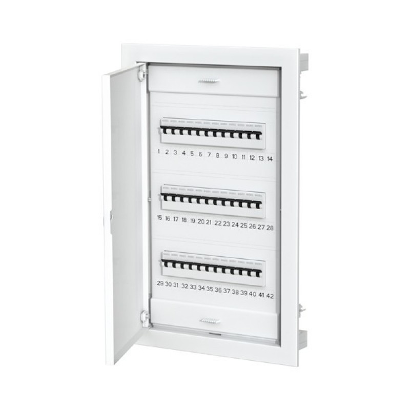 FUSE BOX FLUSH MOUNTING PLASTIK WITH METAL DOOR PMD 3X12+6 IP40 147-31202