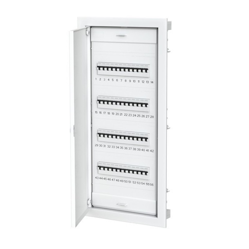 FUSE BOX FLUSH MOUNTING PLASTIK WITH METAL DOOR PMD 4X12+8 IP40 147-31203