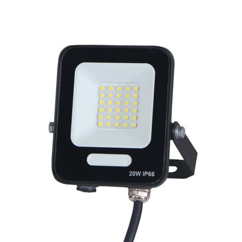 PROJECTOR LED SMD 20W BLACK IP66 3000K PLUS 147-69005