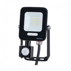 PROJECTOR LED SMD WITH ROTADED MOVEMENT DETECTOR 10W BLACK IP54 3000K PLUS 147-69062 PROJECTOR LED SMD WITH ROTADED MOVEMENT DETECTOR 10W BLACK IP54 3000K PLUS 147-69062